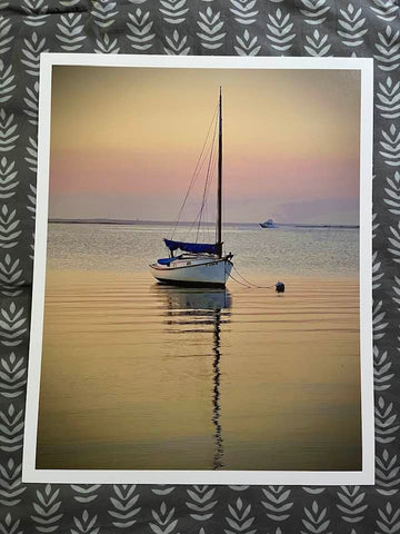 Sailboat Still Life - poster board print